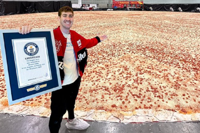 Najveća pica na svijetu: Napravljena od 68.000 komada